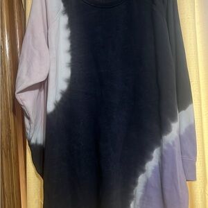 torrid Black, Purple & Pink Tie-Dye Sweatshirt